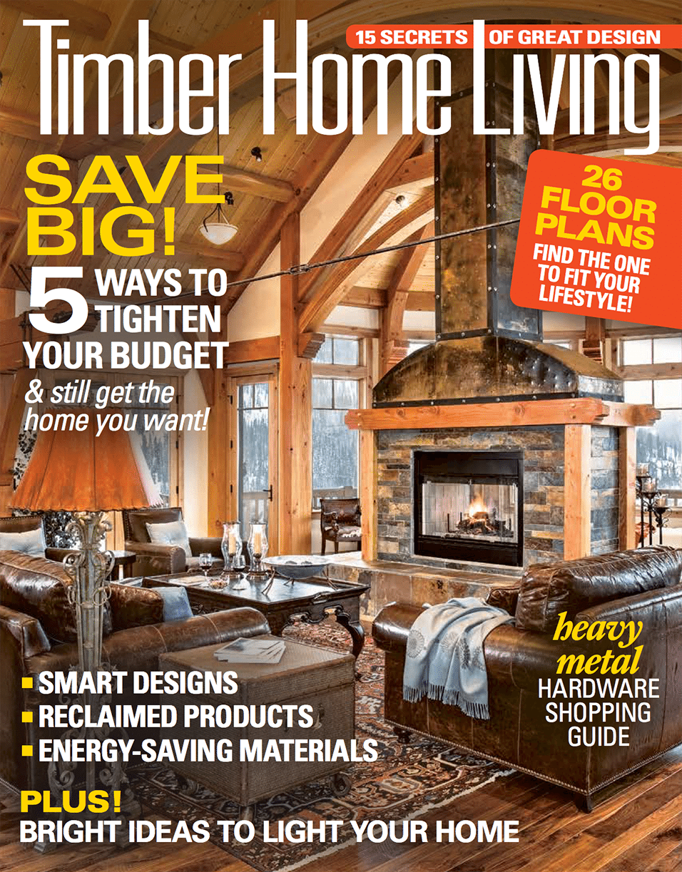 Dragonfly Lodge is featured in the October 2016 issue of Timber Living magazine.