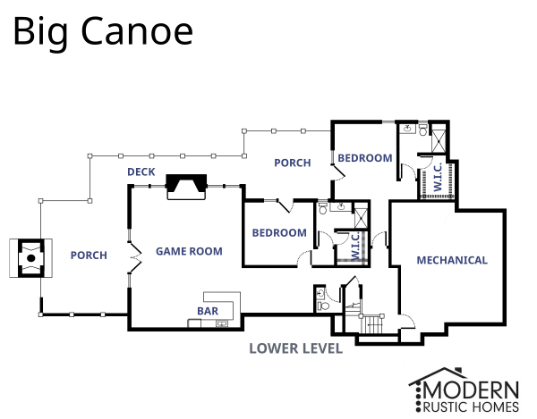 Custom Home Lower Level