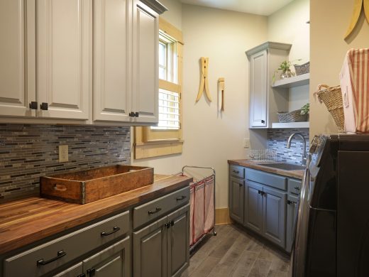 A well planned laundry room. Blue Ridge, Georgia