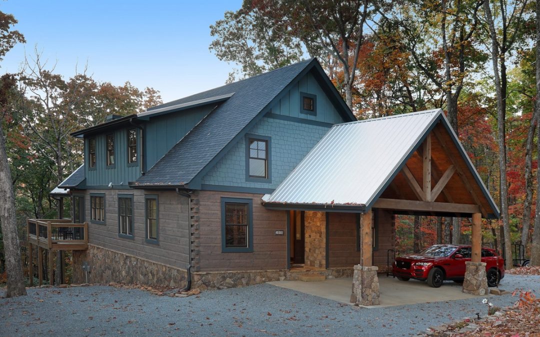 Falling Waters Cabin a Custom Log Home in Jasper Georgia